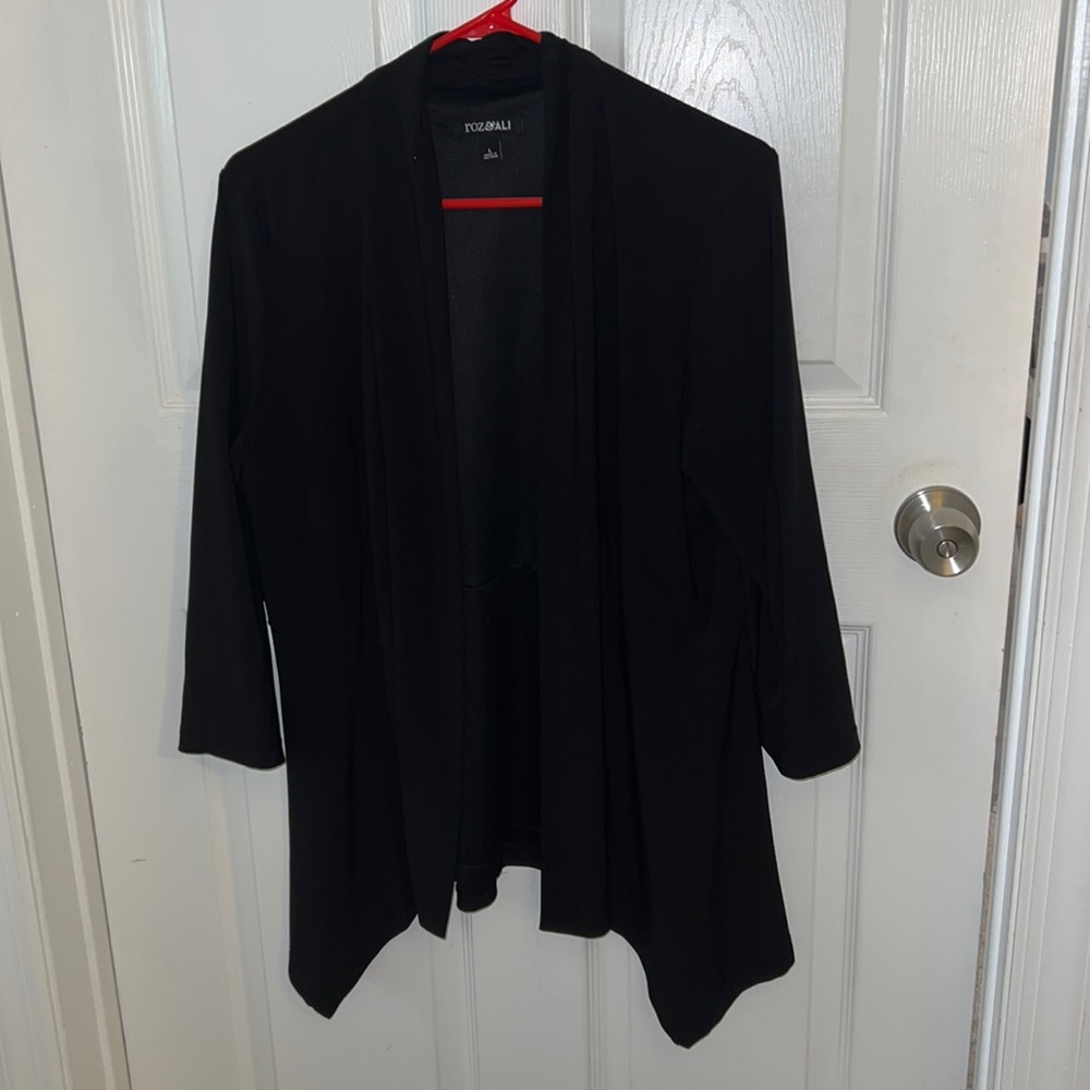 Black cardigan